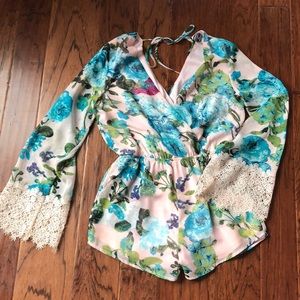HOMMAGE Floral Romper